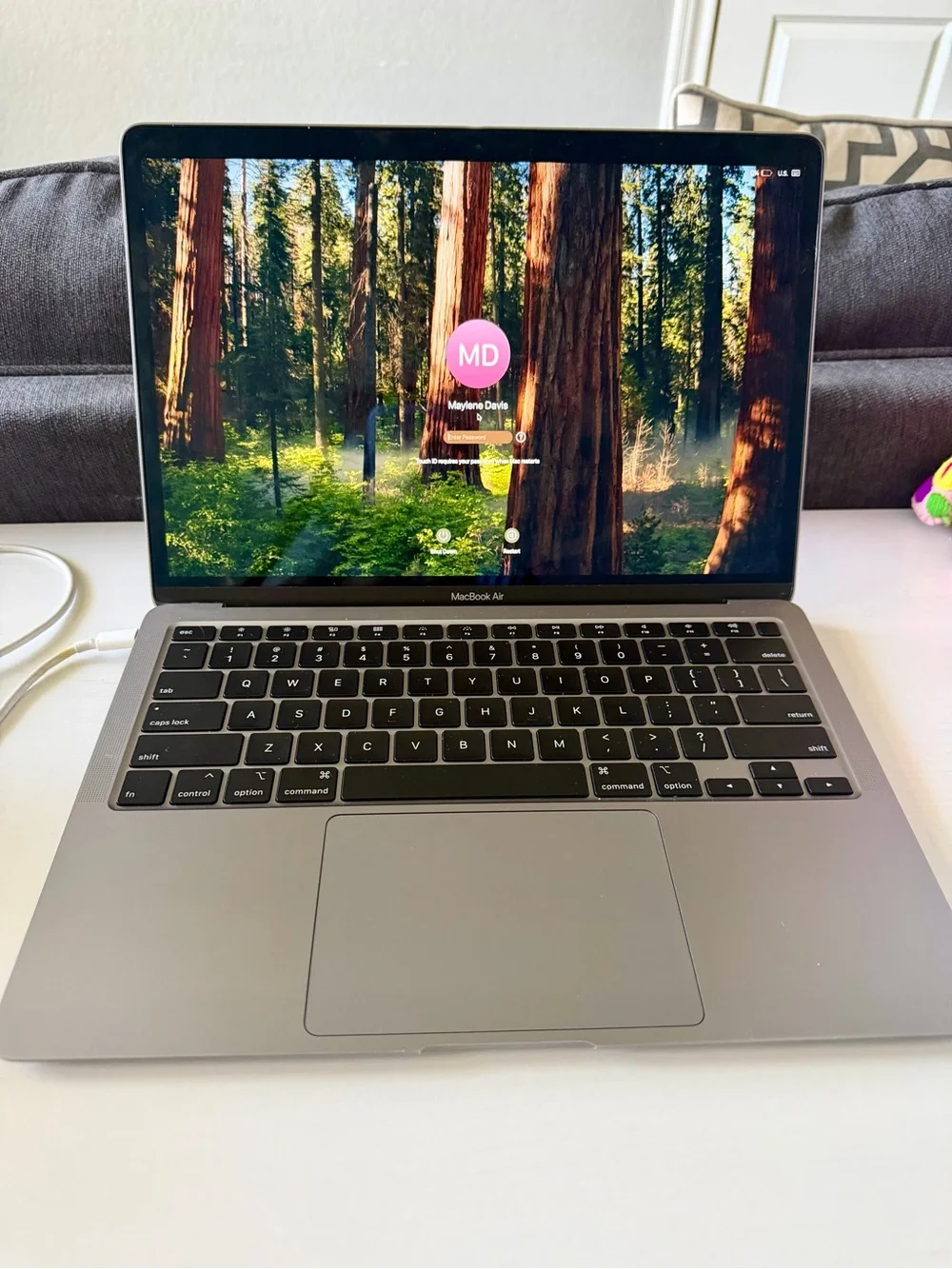 Apple Space Gray MacBook Laptop